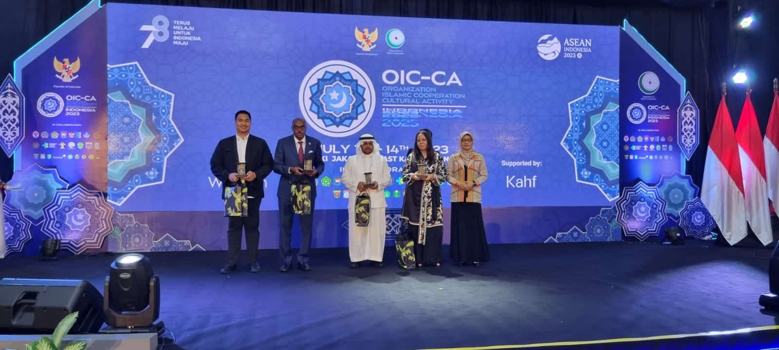 Opening ceremony of the Organization of Islamic Cooperation Cultural Activity (OIC-CA) in Indonesia,