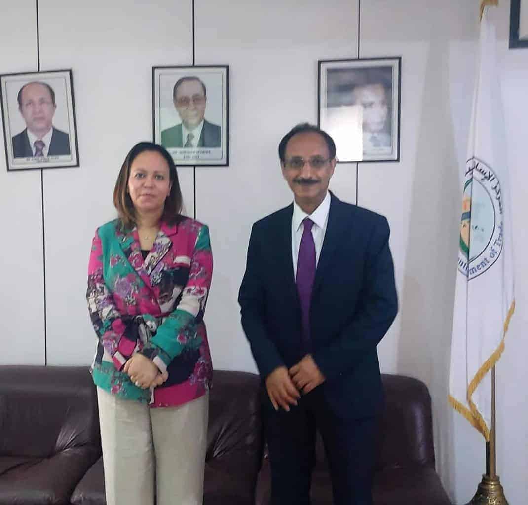H.E Mr. Ezzadin Saeed AL-ASBAHI, Ambassador of the Republic of Yemen paid a courtesy visit to H.E. Mrs. Latifa ELBOUABDELLAOUI, ICDT’s DG